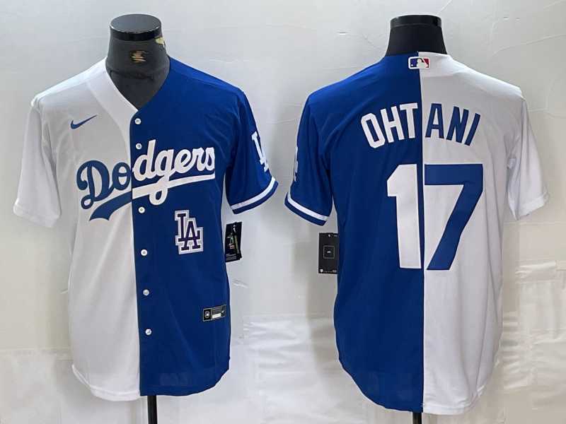 Men's Los Angeles Dodgers #17 Shohei Ohtani White Blue Two Tone Stitched Baseball Jersey Dzhi,We sell and wholesale Men's Los Angeles Dodgers #17 Shohei Ohtani White Blue Two Tone Stitched Baseball Jersey Dzhi on line form chian!